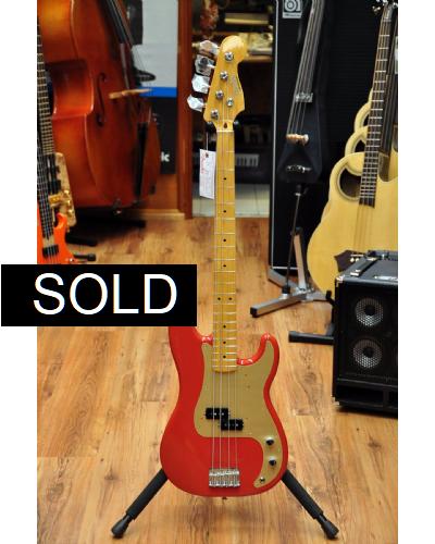 Fender Classic Series 50's P Bass Fiesta Red MN